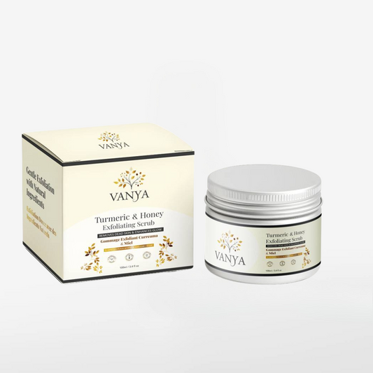 Turmeric & Honey Exfoliating Scrub – Gentle Glow Polish