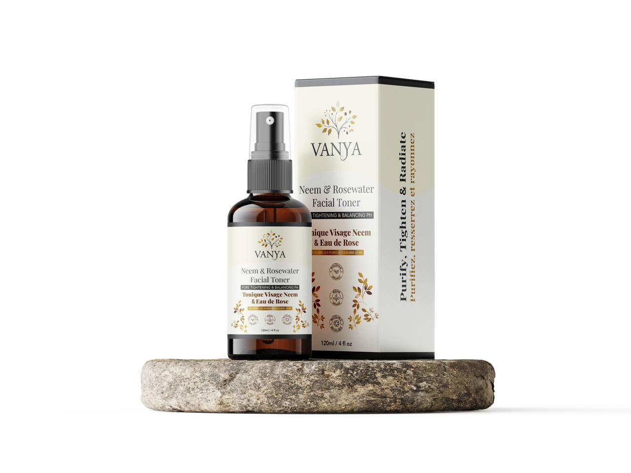 Neem & Rosewater Facial Toner – Purify & Refresh