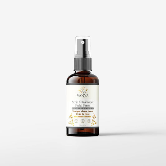Neem & Rosewater Facial Toner – Purify & Refresh